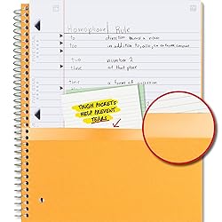 Five Star Spiral Notebook + Study App, 3