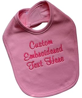 custom baby bibs embroidered
