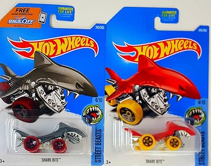 hot wheels shark bite car