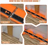 dodowin 20" Contour Gauge Profile Tool Unlimited Connection ABS Plastic Extra view 4