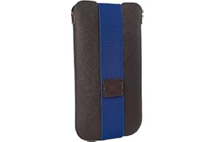 OneJoy Phone Sleeve for iPhone, Slim Fit, Elastic Strap Closure, Lightweight Neoprene, No Zipper, Protective Case Alternative Fit for 6.5 inch~ 6.9 inch Cell Phone [ Brown ]