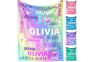 Personalized Blanket for Kids, Custom Name Blanket for Kids, Babies & Adults, Custom Baby Blanket, Unique Baby Gifts for Birt