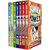 Bunny vs Monkey 7 Books Collection Set By Jamie Smart (Bunny vs Monkey, Supersonic Aye-aye, The Human Invasion, Rise of the Maniacal Badger, the League of Doom!, Multiverse Mix-up &amp; Machine Mayhem)