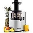 Omega VSJ843QS Juicer Vertical Slow Masticating Juice Extractor 43 RPM Compact Design with Automatic Pulp Ejection, 150-Watt,