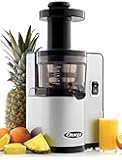 Omega VSJ843QS Vertical Slow Masticating Juicer Makes Continuous Fresh Fruit and Vegetable Juice at 43 Revolutions per…