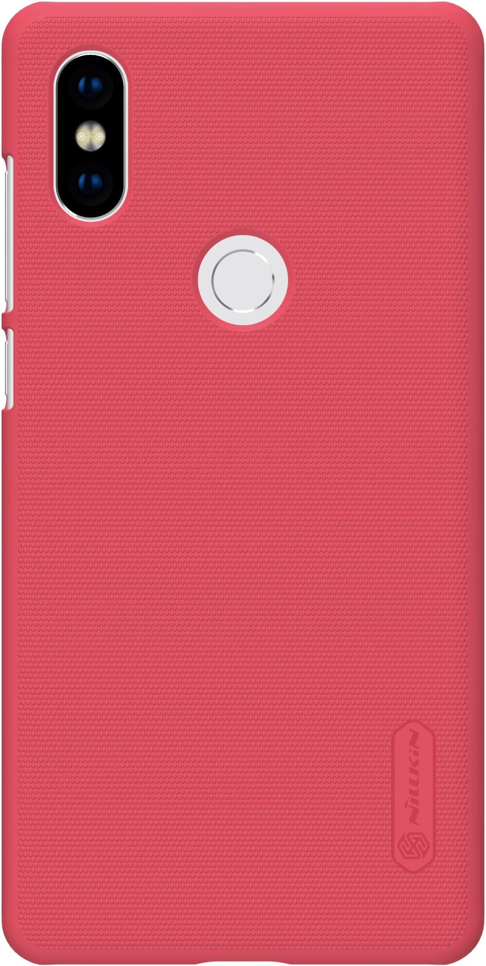 SPAK Xiaomi Mi Mix 2S Case, Ultra Slim Protection Case Cover + 1 Pack of Screen Protector for Xiaomi Mi Mix 2S (Red)