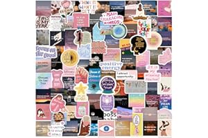 102Pcs Motivational Vision Board Stickers for Women, Inspirational Faith & Positive Quote Stickers, Spiritual Goal Setting Af