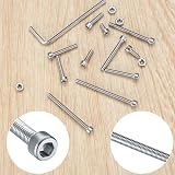 HAOCHEN 440 Pcs M3 Bolts Nuts Set Stainless Steel Hex Socket Head Screws view 3