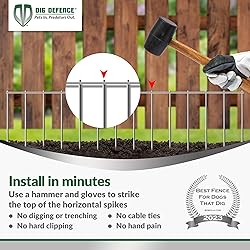 Dig Defence Original Animal Barrier Fence - Large