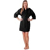 Turquaz Lightweight Short Robes For Women Waffle Kimono Bathrobe - Soft, Fast-Drying, Long-Lasting Cotton Blend
