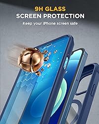 Miracase Magnetic for iPhone 12 mini Case, [360
