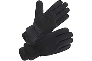 SKYDEER Winter Gloves with Soft Deerskin Suede Leather & Thermal Polar Fleece & Warm 3M Thinsulate Insulation (SD8661T)