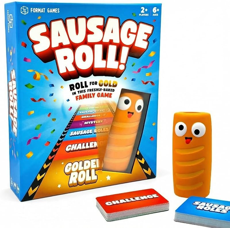 Format Games Sausage Roll Board Game – Family Fun Party Challenge