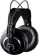 AKG K240 MKII Professional Semi-Open Over-Ear Headphones Black and Blue