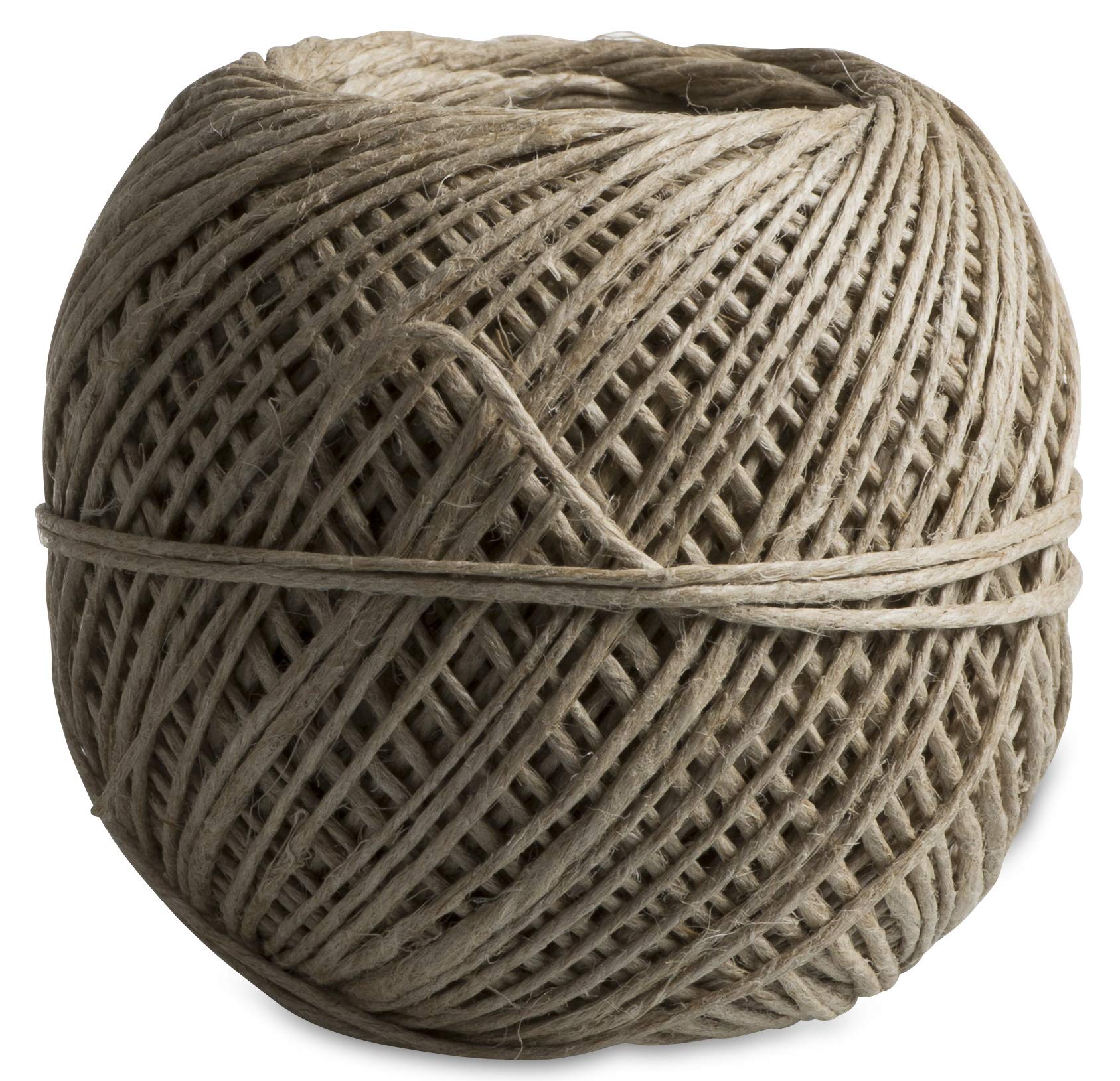 Windhager Flax garden cord, craft cord, jute twine, jute twine, decorative cord, pure natural product, 80 m x 1.5 mm, 06105