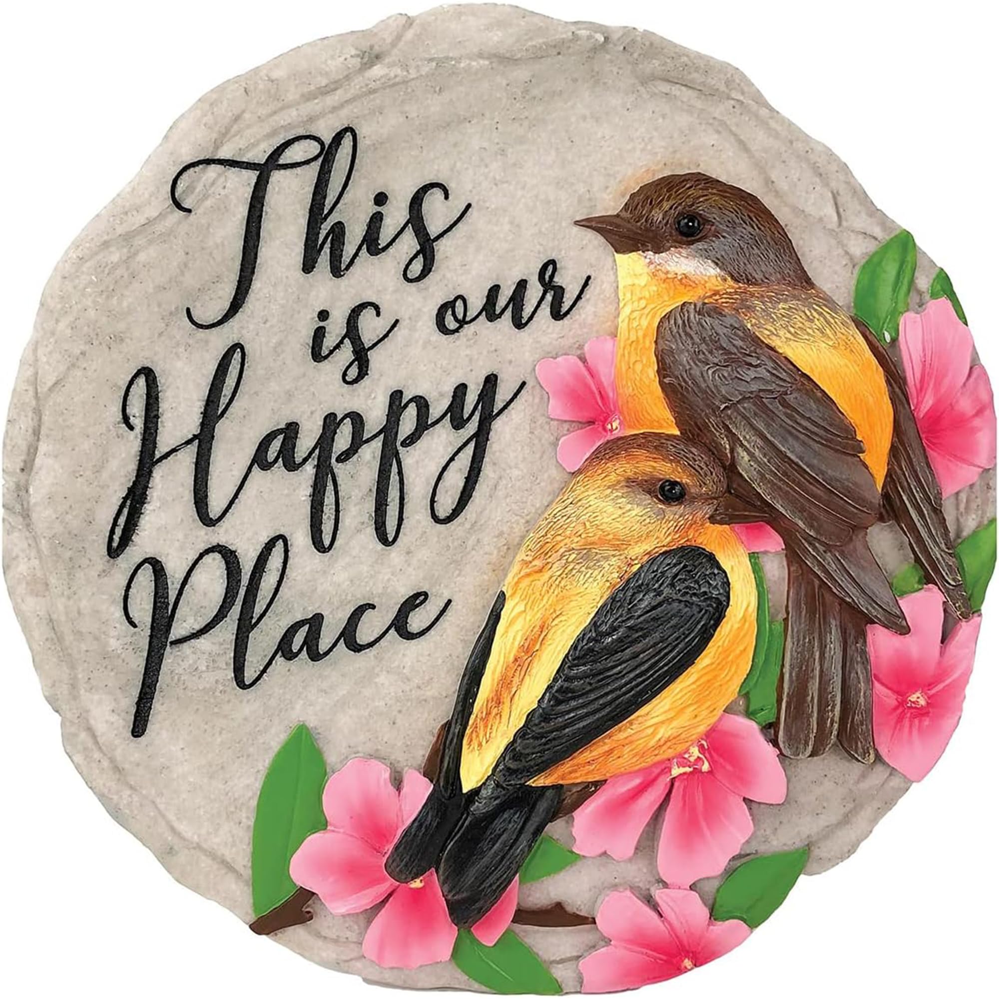 Spoontiques - Garden Décor - No Place Like Home Stepping Stone - Decorative Stone for Garden