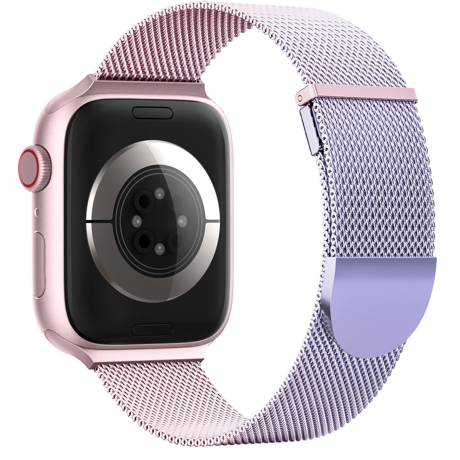 Higgs Strap Compatible with Apple Watch Straps 42mm 46mm 45mm 44mm 41mm 40mm 38mm 49mm for Women Men, Dual Magnetic Adjustable Metal Band for iWatch Series 11 10 9 8 7 6 5 4 SE Ultra 3 2 1