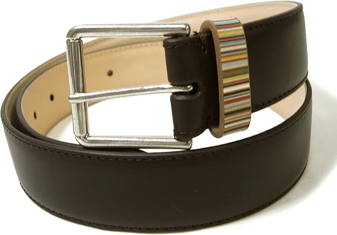 Amazon ポールスミス Paul Smithベルト メンズ マルチストライプ キープ ダークブラウン Arxc 4950 B590a メーカーサイズ 84 Pa 11 並行輸入品 ベルト 通販