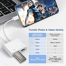[Apple MFi Certified] Lightning to USB Camera