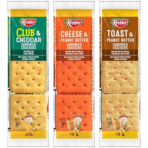 KEEBLER SANDWICH CRACKERS, LUNCH SNACKS, VARIETY PACK (45 PACKS)