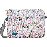 TiMOVO 9-11 Inch Tablet Sleeve Bag with Shoulder Strap Fits iPad 11-inch A16 2025, iPad 10th Gen. 10.9", iPad Gen. 10.2", iPad Air 11/5th/4th Gen. 10.9", Galaxy Tab A9 Plus 11", Flowers