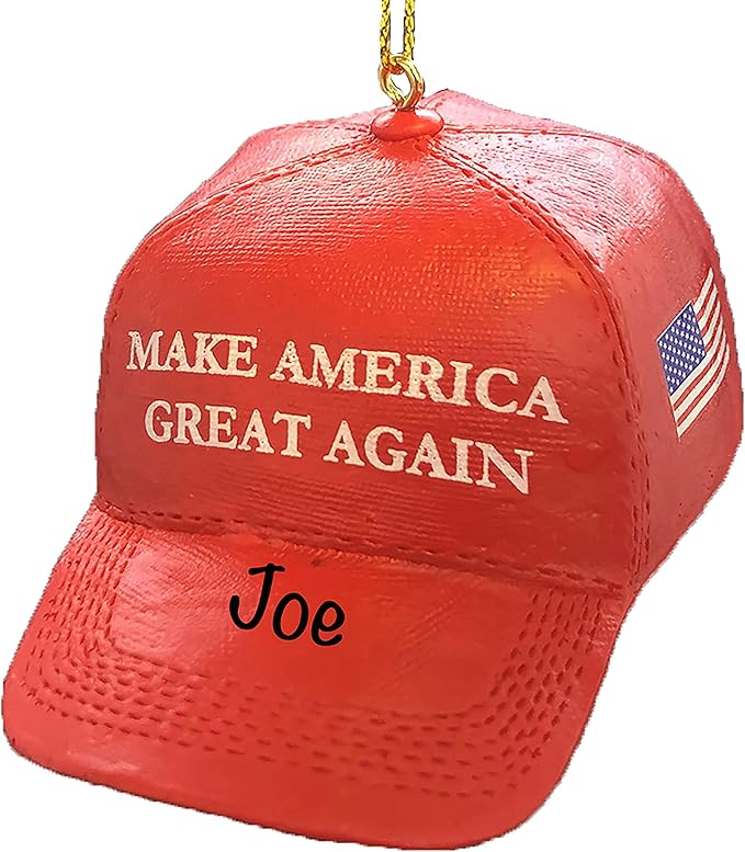 Amazon De Trump 2021 Ornament Make America Great Again Ornament Maga Hut Trump Weihnachtsschmuck