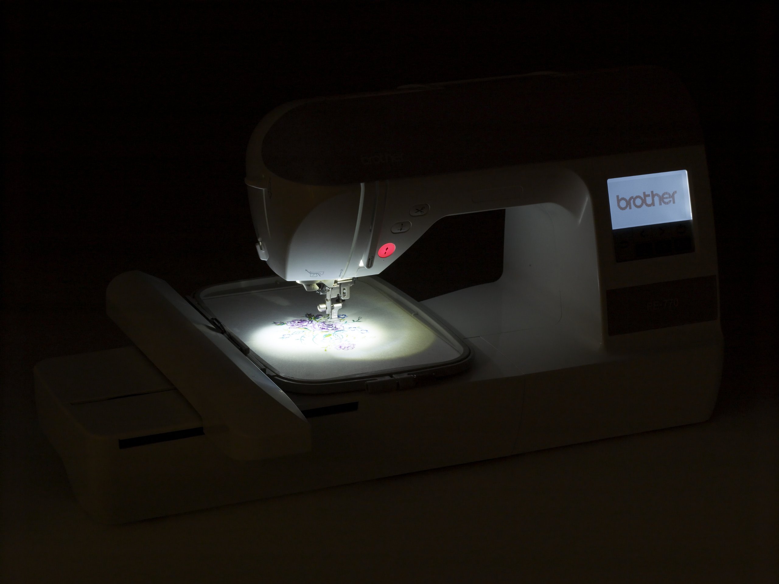 Brother Embroidery Machine, PE770, 5” x 7” Embroidery Machine with