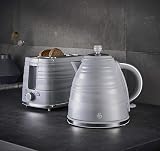 Swan Swan Symphony Kitchen Set 1.7L Kettle & 2 Slice Toaster Grey view 7