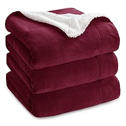 Bedsure Sherpa Fleece Blankets King Size for Bed