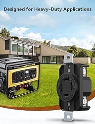 AIDA NEMA L14-20R Flush Mounting Locking