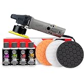 Chemical Guys, TORQX Random Orbital Polisher Kit, 800W Motor, 9-Piece | 8mm orbital throw and a 700W motor with pads, polishes and compounds, easy correction for beginners and pros