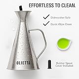 Olietta Stainless Steel Oil Dispenser 250ml Non Drip Drizzle Pourer view 6