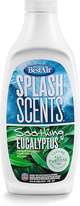 BestAir FSE-PDQ-6 Splash Scents Humidifier Scent & Water Treatment, Soothing Eucalyptus, 16 fl oz, Single Pack