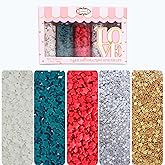 Confect Christmas Sprinkles | White, Red, Silver, Gold & Holly Green Mix | Edible Holiday Sprinkles for Cakes, Cupcakes & Cookies | Festive Baking Decorations-5 Oz