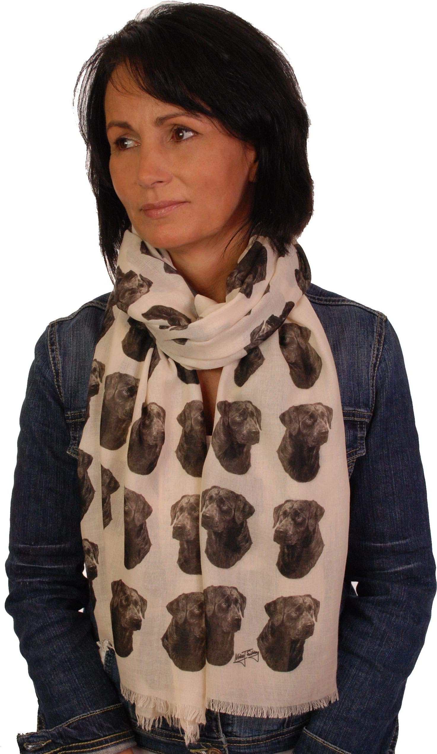 Black Labrador Scarf