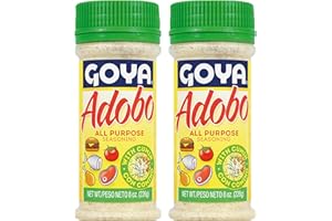 Adobo All Purpose Seasoning with Cumin by Goya, Poultry, Seafood, Meat, and Vegetable Seasoning, Fat Free and Calorie Free Latin Spice Blend, Mexican Seasoning, Pack of 2, 8oz. Bottles