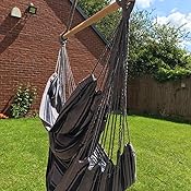 Vonhaus striped hanging chair Clearance