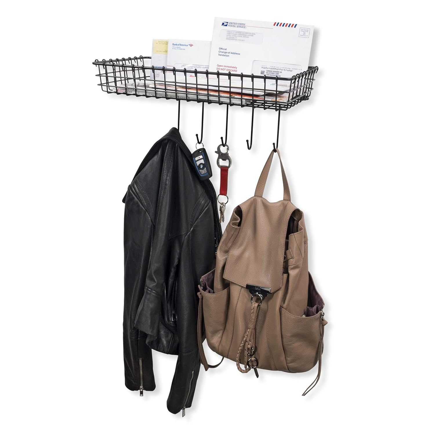 Best Farmhouse Coat Rack With Basket