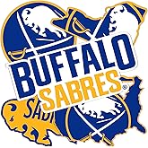Desert Cactus Buffalo Sabres Team NHL National Hockey League Sticker Vinyl Decal Laptop Water Bottle Car Scrapbook (Type 2-3)