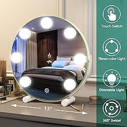 Vierose Vanity Mirror with Lights, Hollywood Mirror