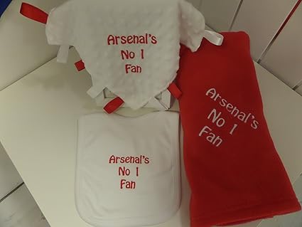 arsenal baby blanket