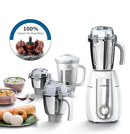Buy Bosch Truemixx Style Mixer Grinder 750 Watt Mgm6642win