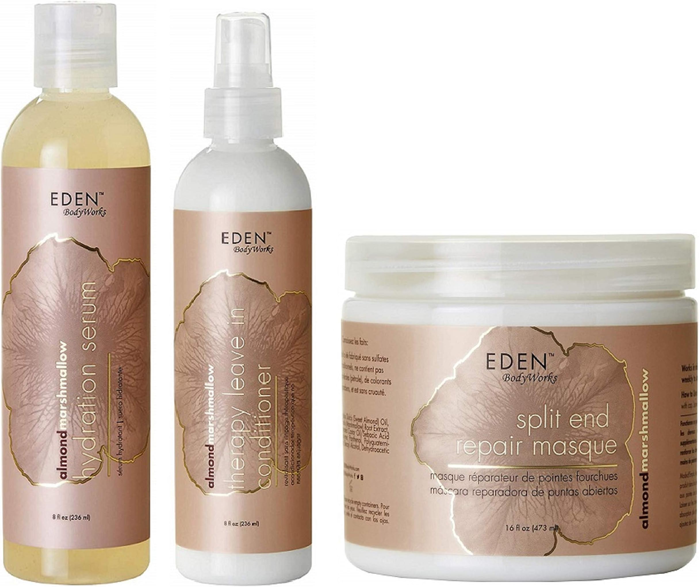 Eden BodyWorks Almond Marshmallow Masque&Serum Combo Set
