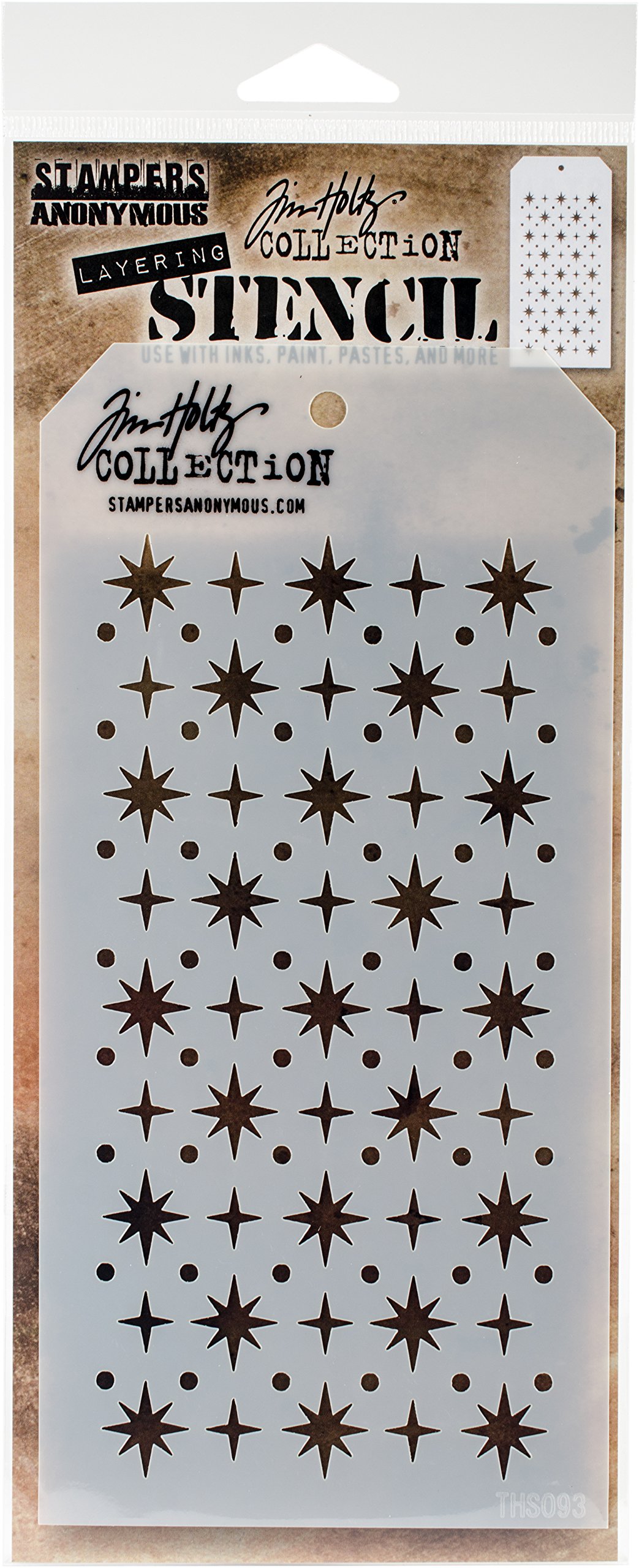 Stampers Anonymous Tim Holtz Layered Stencil, Multi-Colour, 27.94 x 11.43 x 0.25 cm