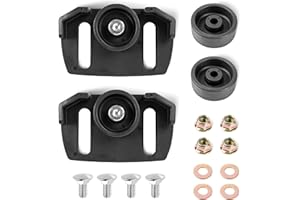 Canamax 490-241-0038 Universal Rolling Skid Shoes Set for Snowblower - Fit Most 2-Stage and 3-Stage Snow Thrower - Compatible with Craftsman MTD Arnold Troy-Bilt Cub Cadet Yard-Man Ariens and More