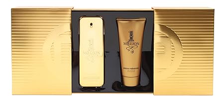 Paco Rabanne One Million Geschenkset homme / men, Eau de Toilette Vaporisateur / Spray 100 ml, Duschgel 100 ml, 1er Pack (1 x