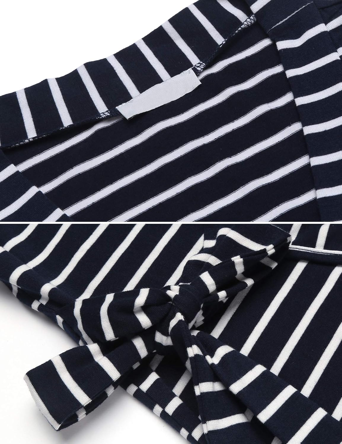 Ekouaer Striped Maternity Robe, Pregnant Short Sleeve Labor Delivery Nursing Hospital Gowns S-XXL at  Women’s Clothing store