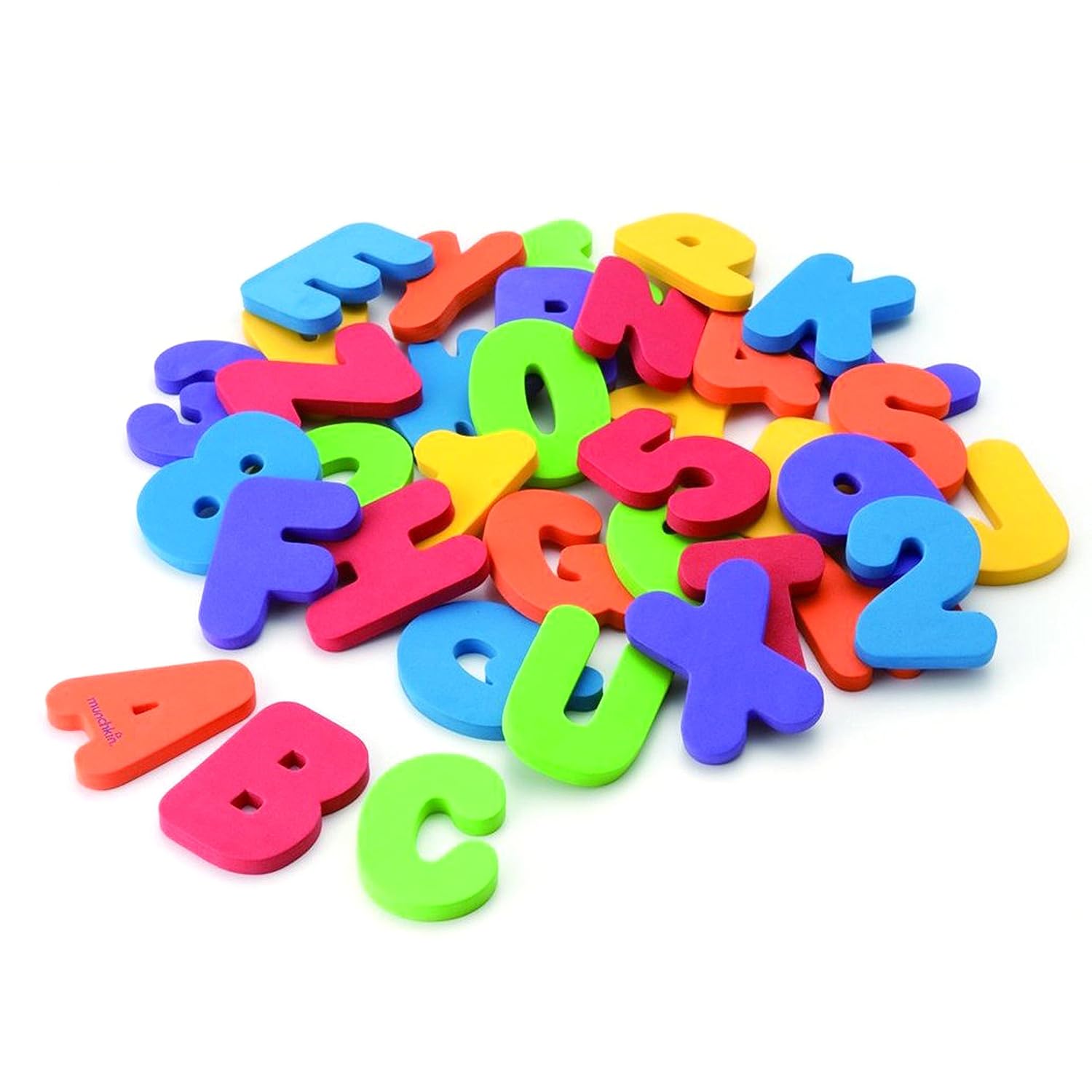 Munchkin Letters and Numbers Bath Toys, 36 Count : Bathtub Toys : Baby