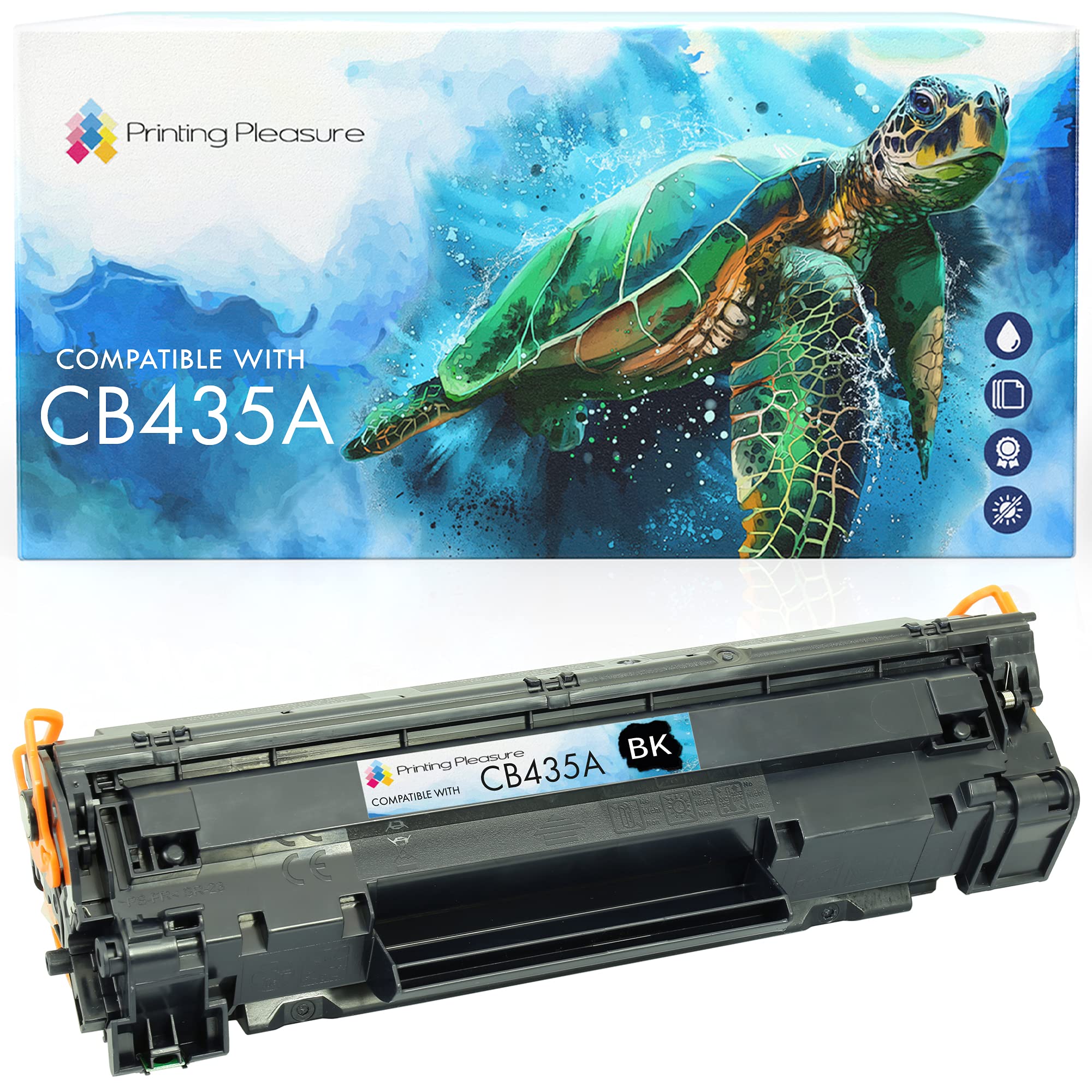 Printing Pleasure Compatible Canon 712 Toner Cartridge for Canon LBP-3010 LBP-3100 LBP-3018 LBP-3108 LBP-3050 LBP-3150 - Black, High Yield