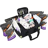 Lightning X Value Compact Medic First Responder EMS/EMT Stocked Trauma Bag w/Basic Fill Kit A - Black